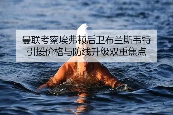 曼联考察埃弗顿后卫布兰斯韦特 引援价格与防线升级双重焦点